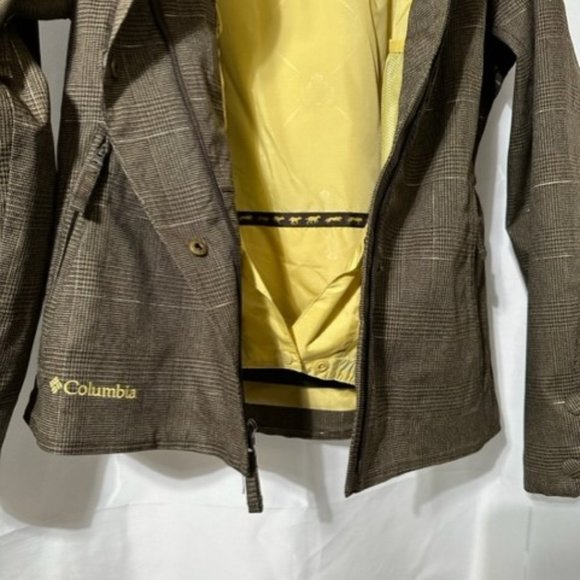 Columbia Convert Brown Gold Snow Jacket Sz L - Picture 10 of 13